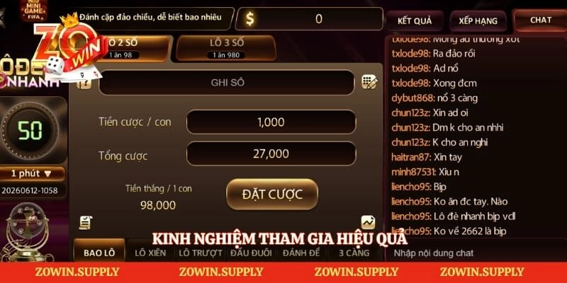 Kinh nghiệm tham gia hiệu quả 